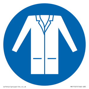 Custom Mandatory: Wear a lab coat